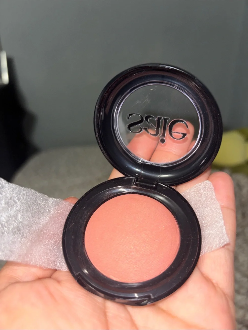 Saie supersuede blush